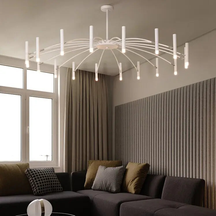 Lustre Moderne En Métal - Maison Lumina