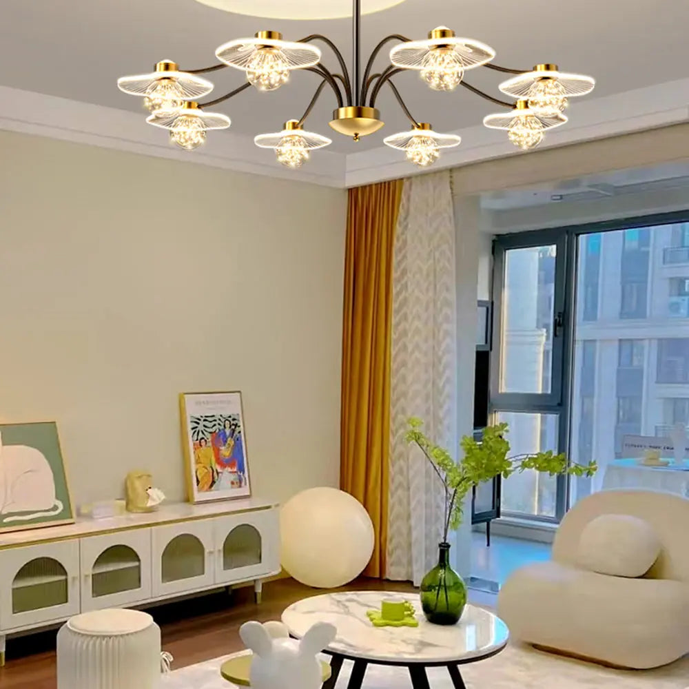 Plafonnier Moderne En Métal De Luxe - Maison Lumina