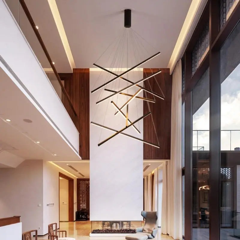 Suspension Luminaire Escalier Moderne - Maison Lumina