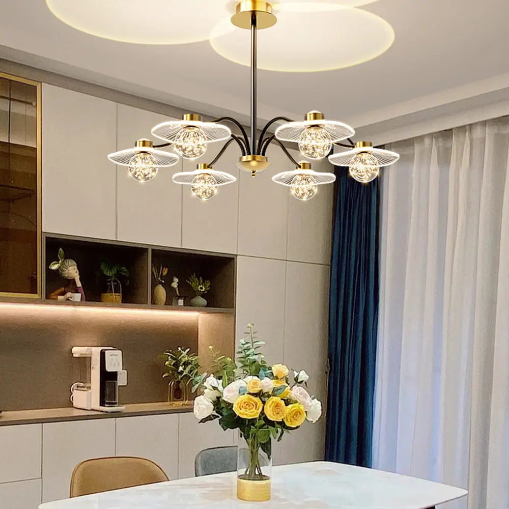 Plafonnier Moderne En Métal De Luxe - Maison Lumina