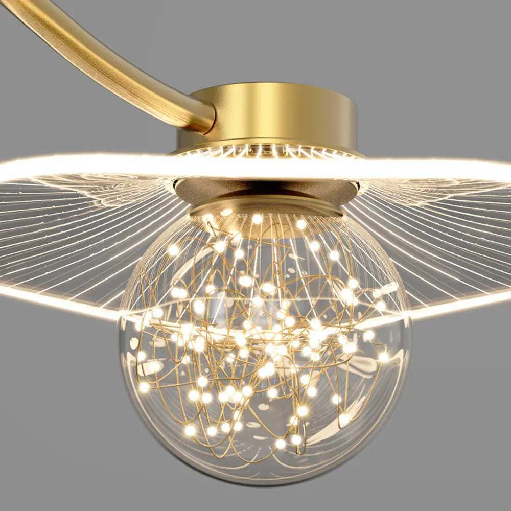 Plafonnier Moderne En Métal De Luxe - Maison Lumina