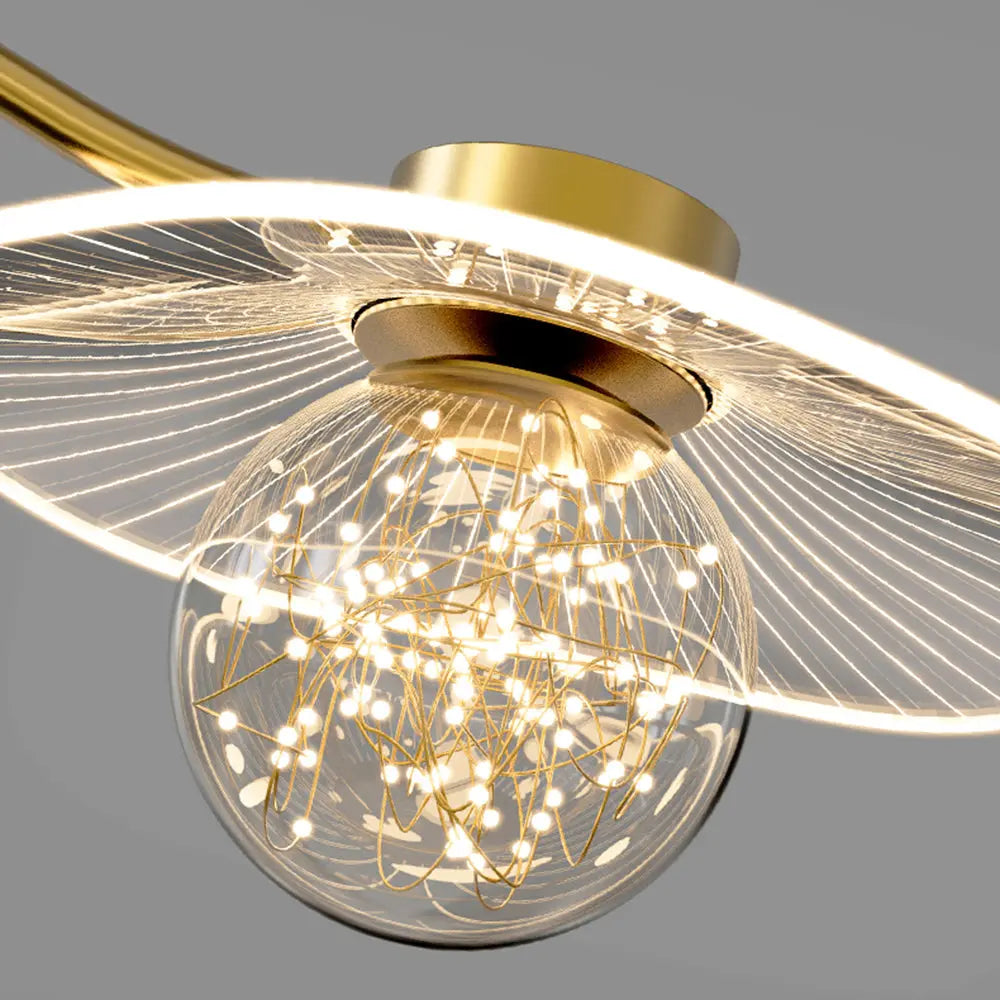Plafonnier Moderne En Métal De Luxe - Maison Lumina