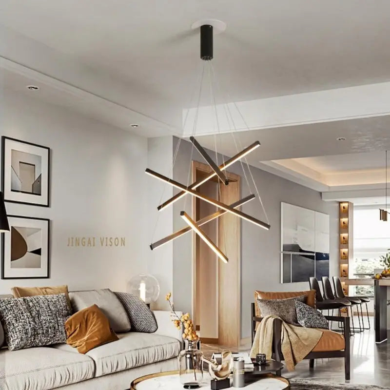 Suspension Luminaire Escalier Moderne - Maison Lumina