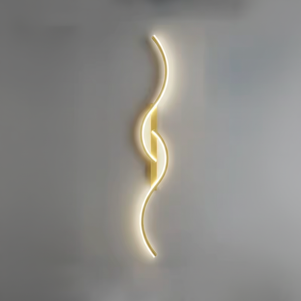 Applique Murale LED En Aluminium Courbé