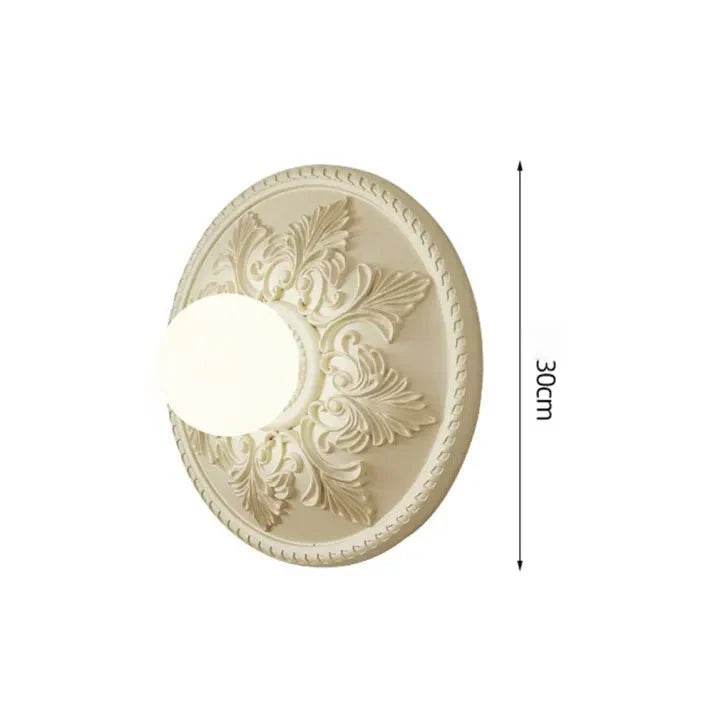 Applique Murale Florale Café Doux - Maison Lumina