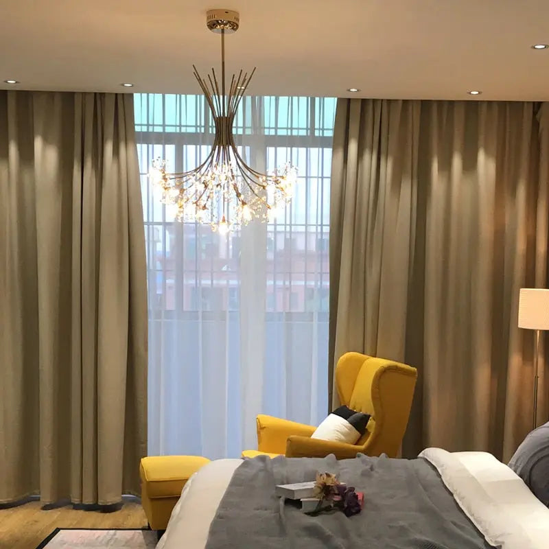 Lustre Moderne Acrylique avec Sphères - Maison Lumina