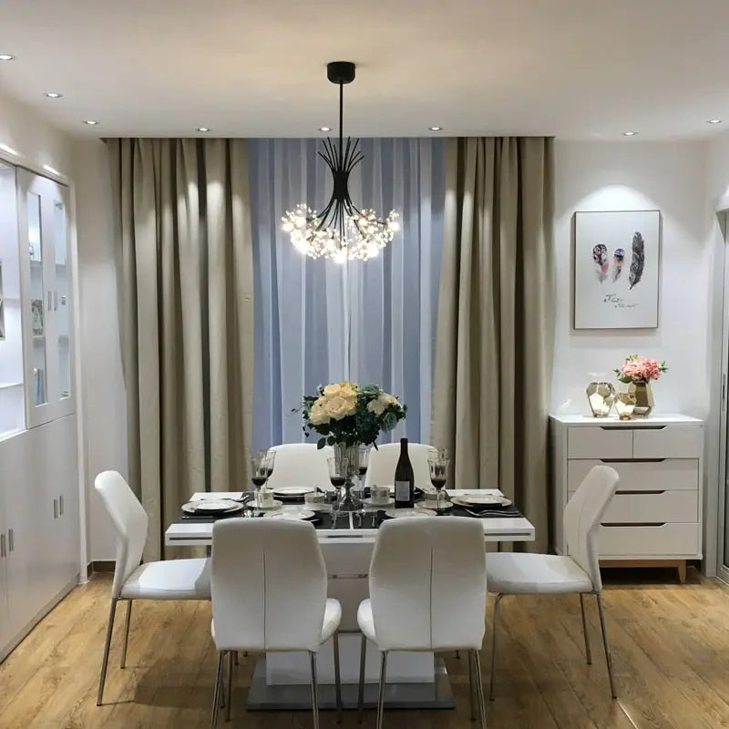 Lustre Moderne Acrylique avec Sphères - Maison Lumina