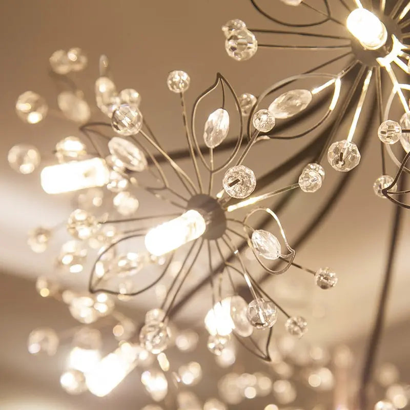 Lustre Moderne Acrylique avec Sphères - Maison Lumina