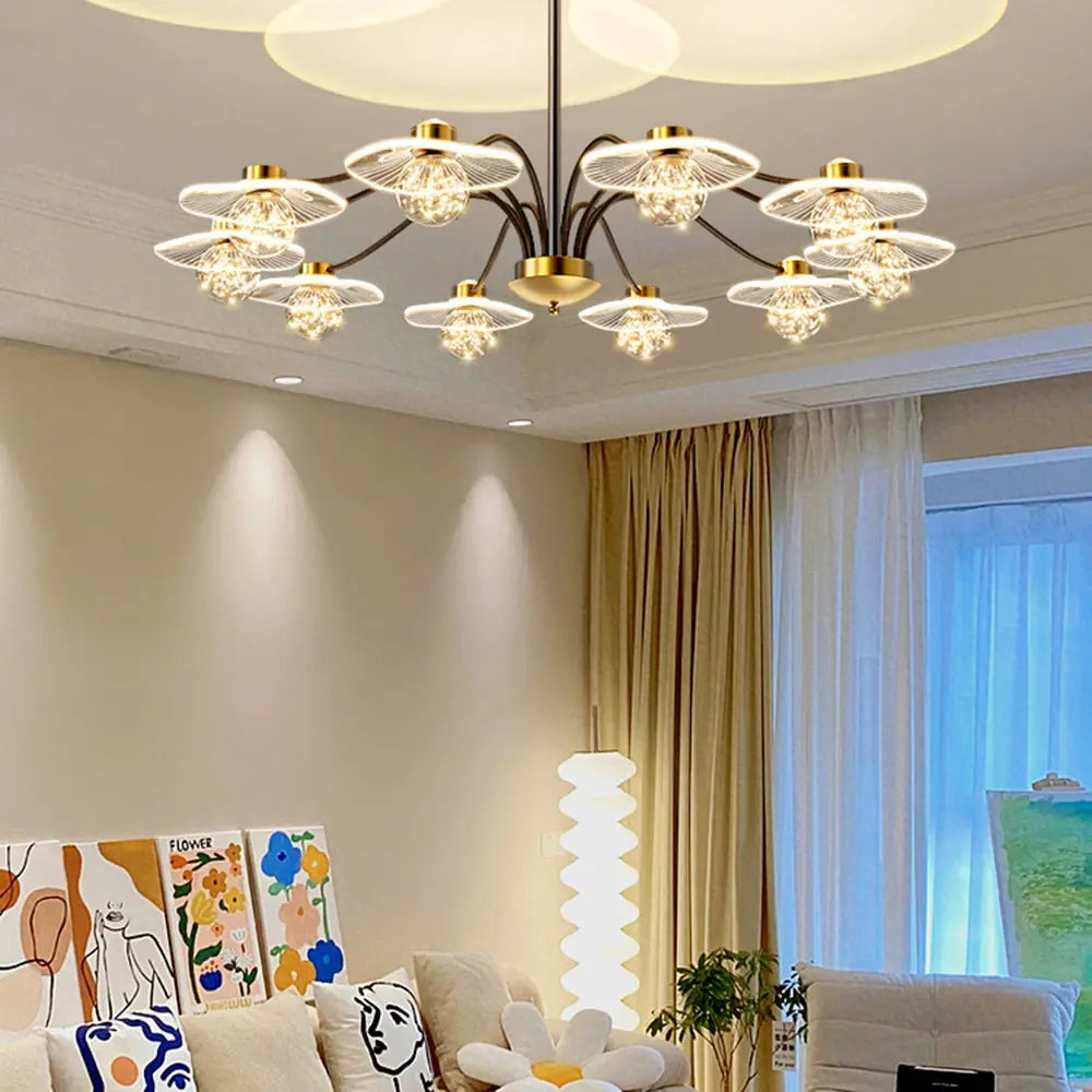Plafonnier Moderne En Métal De Luxe - Maison Lumina
