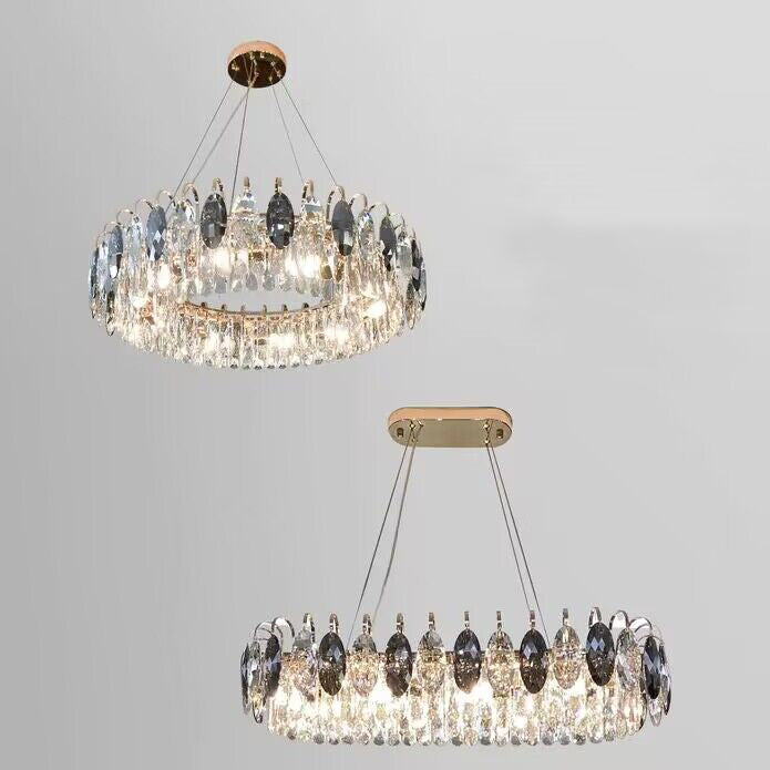 Lustre Luxueux En Cristal - Maison Lumina