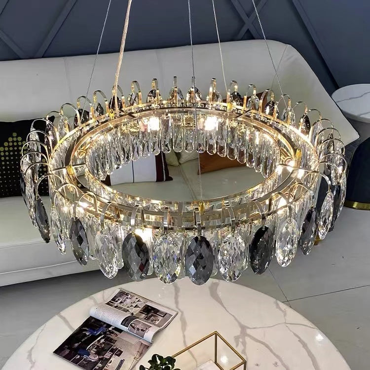 Lustre Luxueux En Cristal - Maison Lumina
