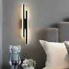 Applique LED Murale Noire Design - Maison Lumina