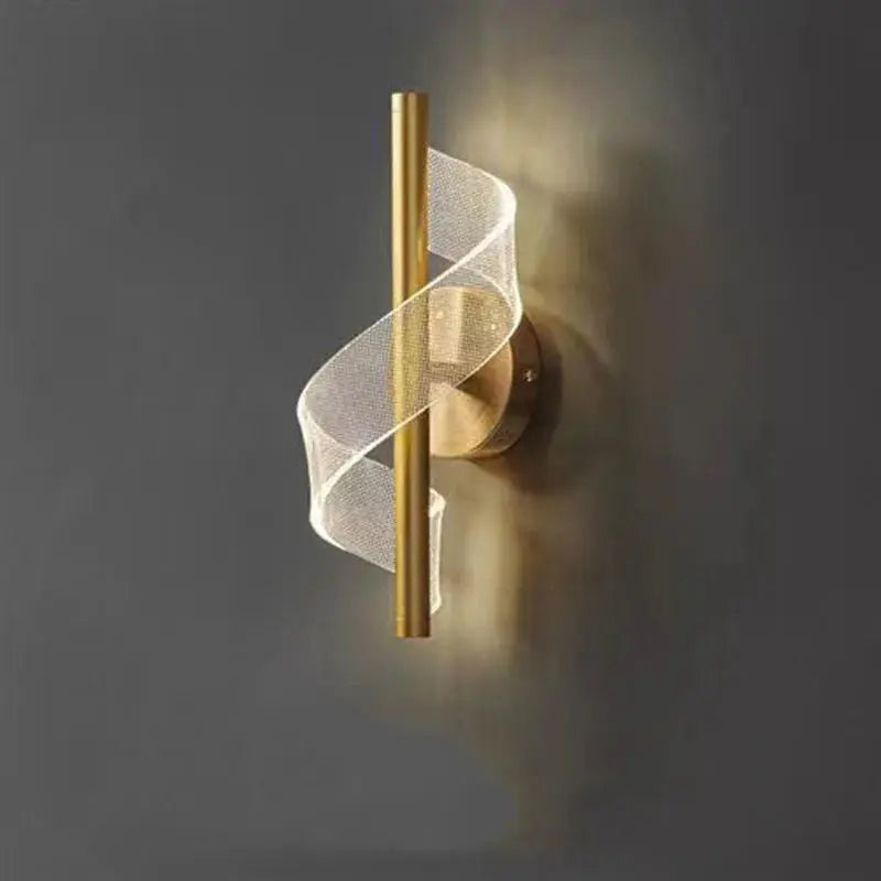Applique Murale LED En Spirale - Maison Lumina