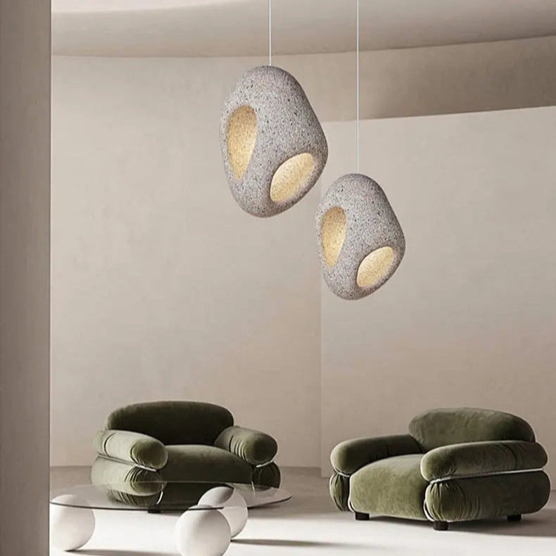 Suspension Japonaise En Résine - Maison Lumina