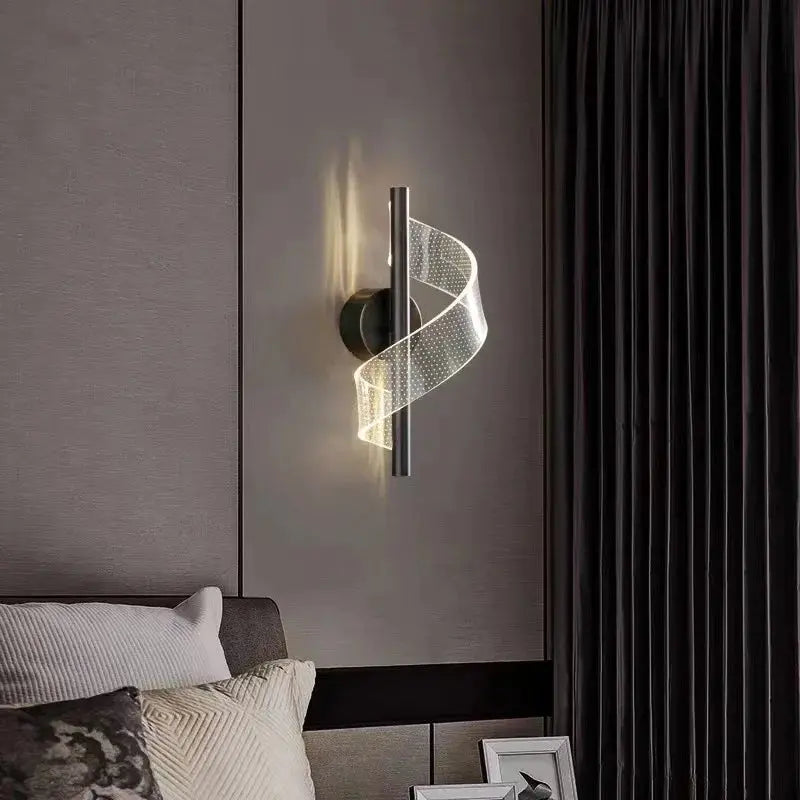 Applique Murale LED En Spirale - Maison Lumina