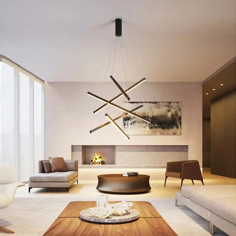 Suspension Luminaire Escalier Moderne - Maison Lumina