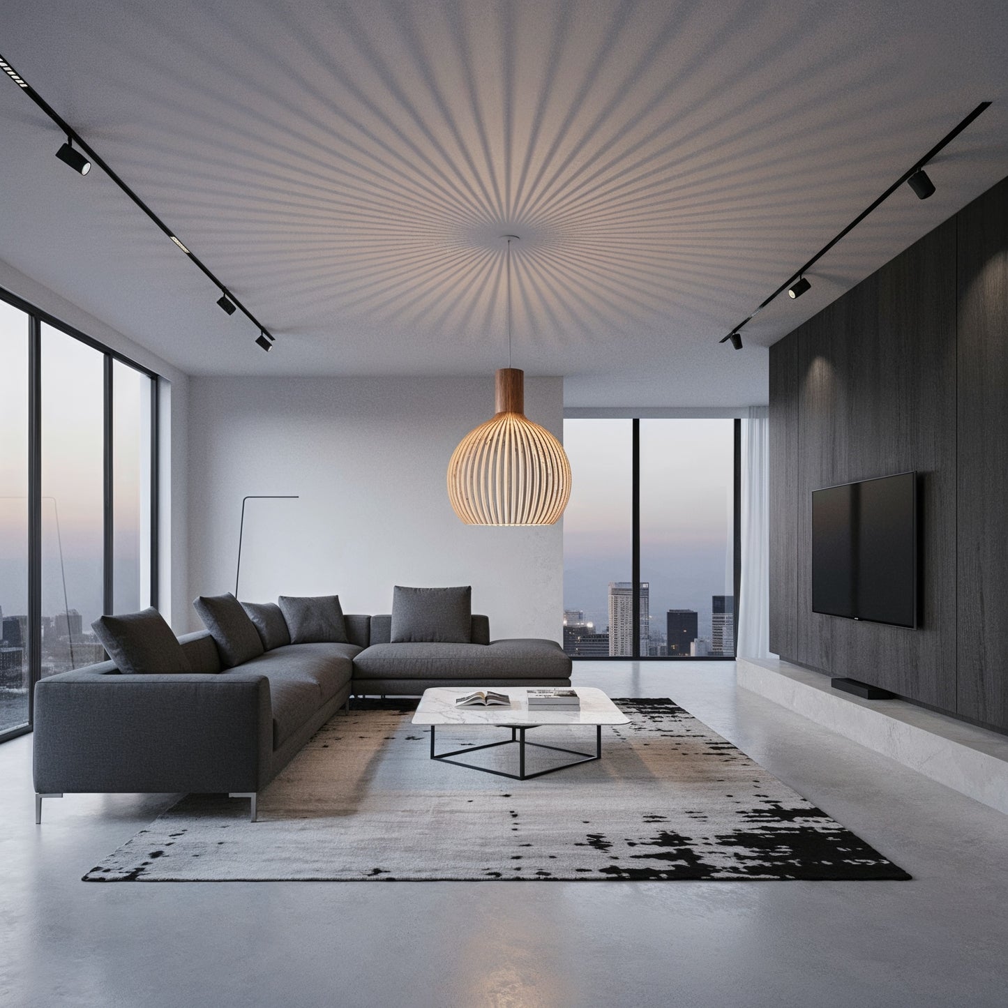 Suspension Bois Scandinave