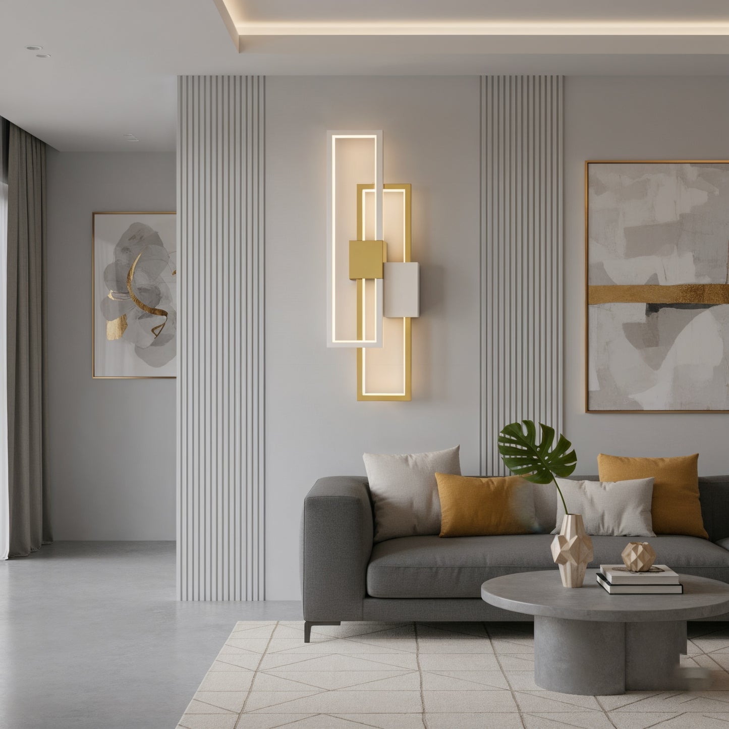 Applique Murale LED Moderne Géométrique
