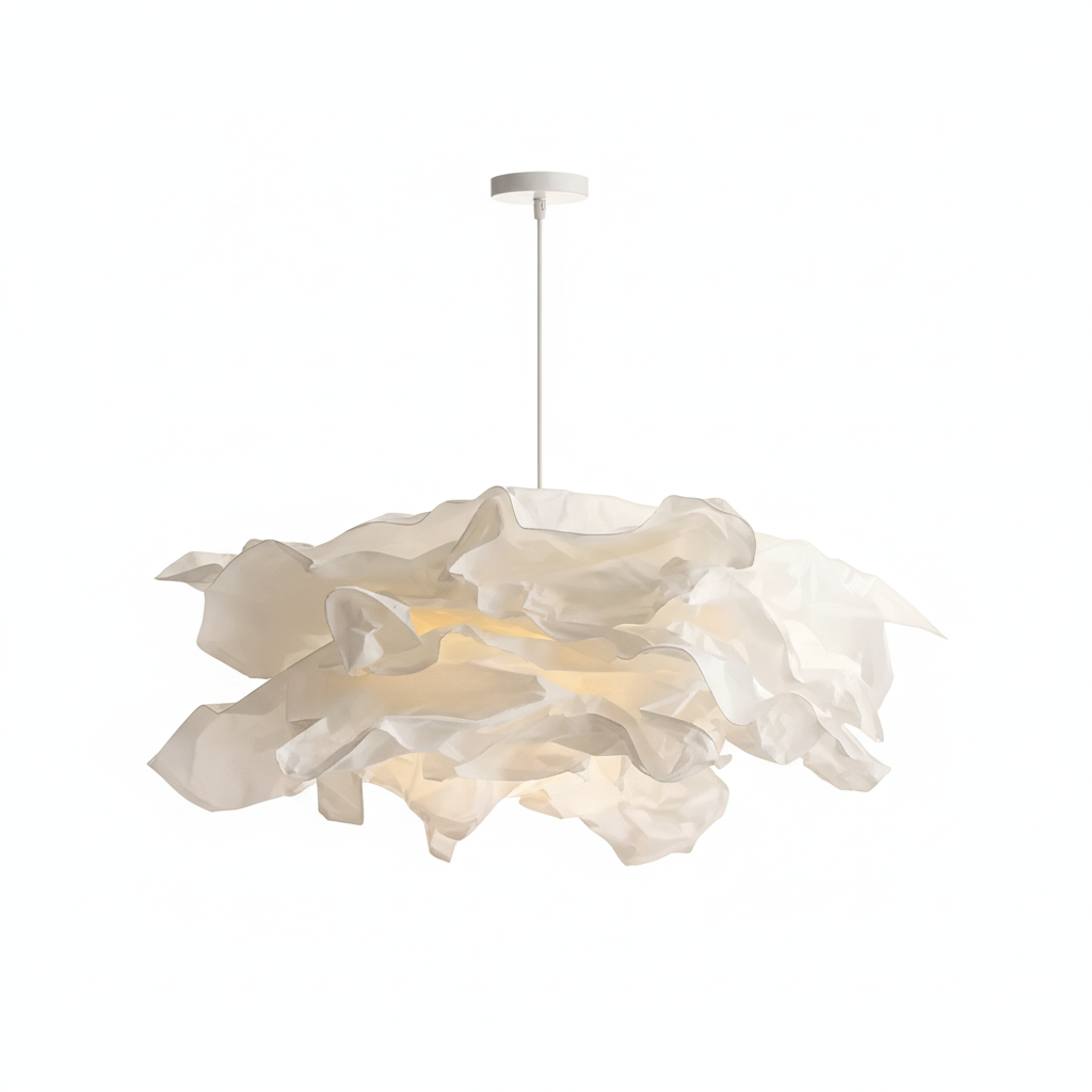Suspension nuage blanche