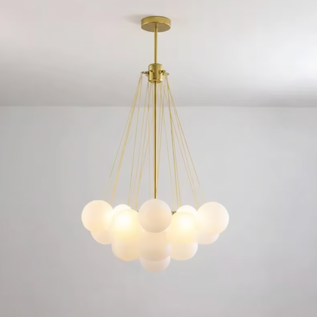 Lustre moderne à boules