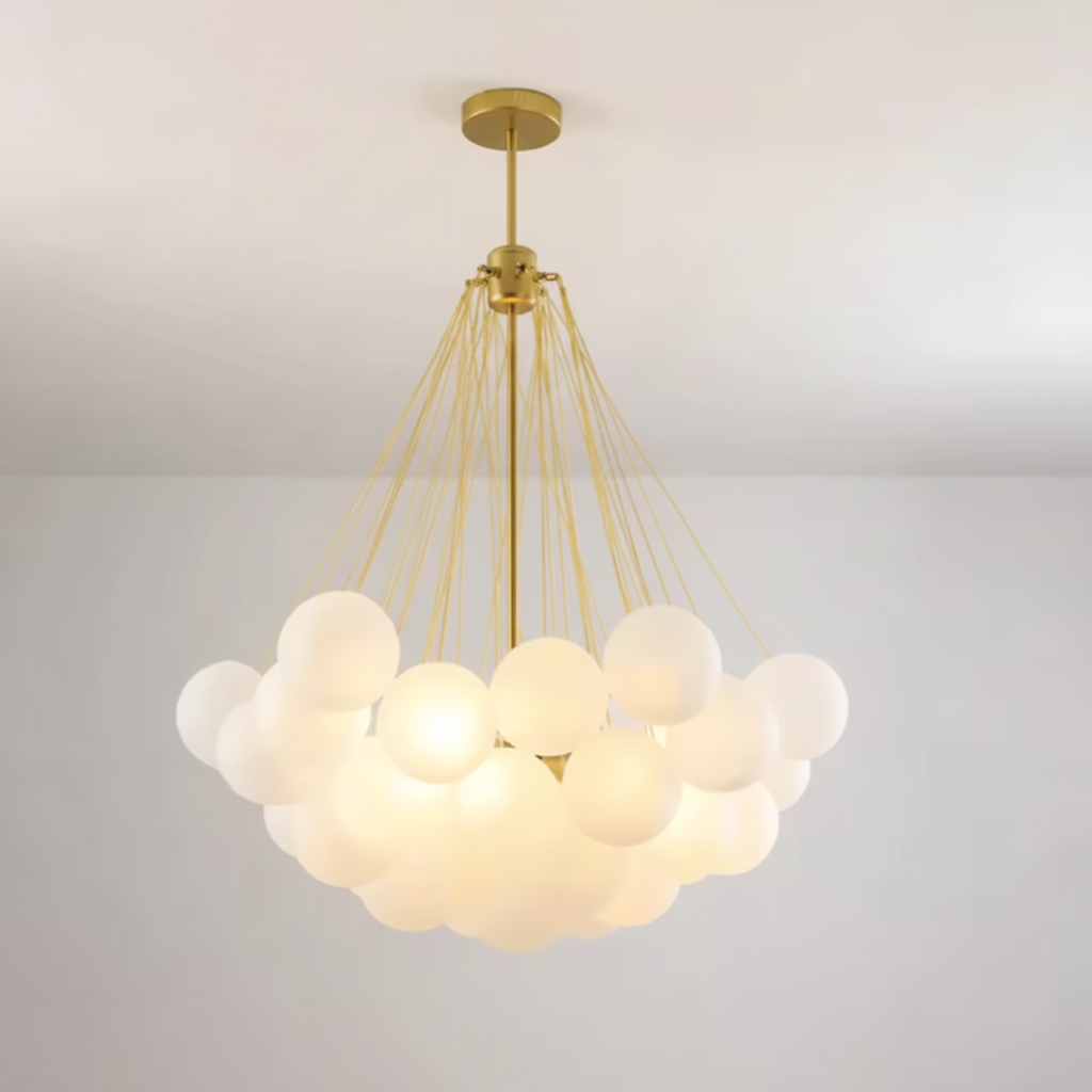 Lustre moderne à boules