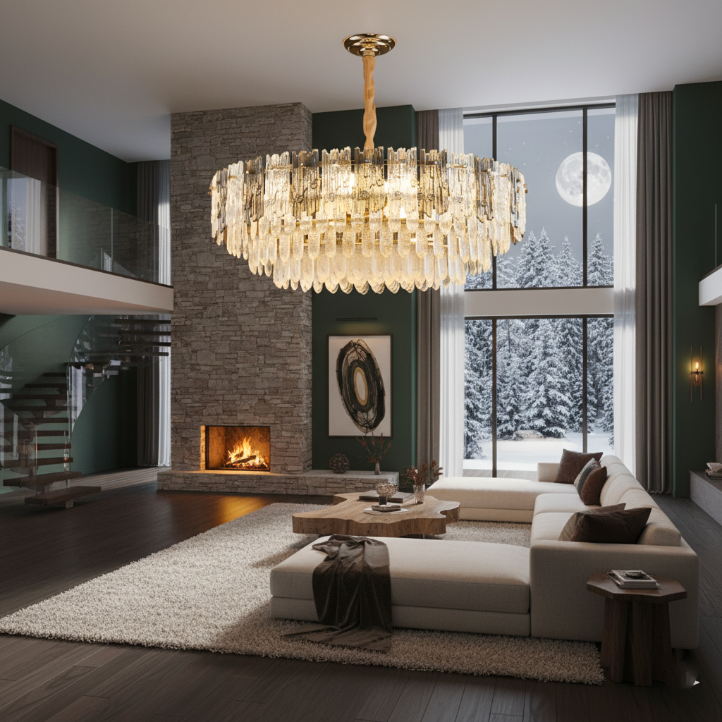 Lustre Suspendue LED Luxe