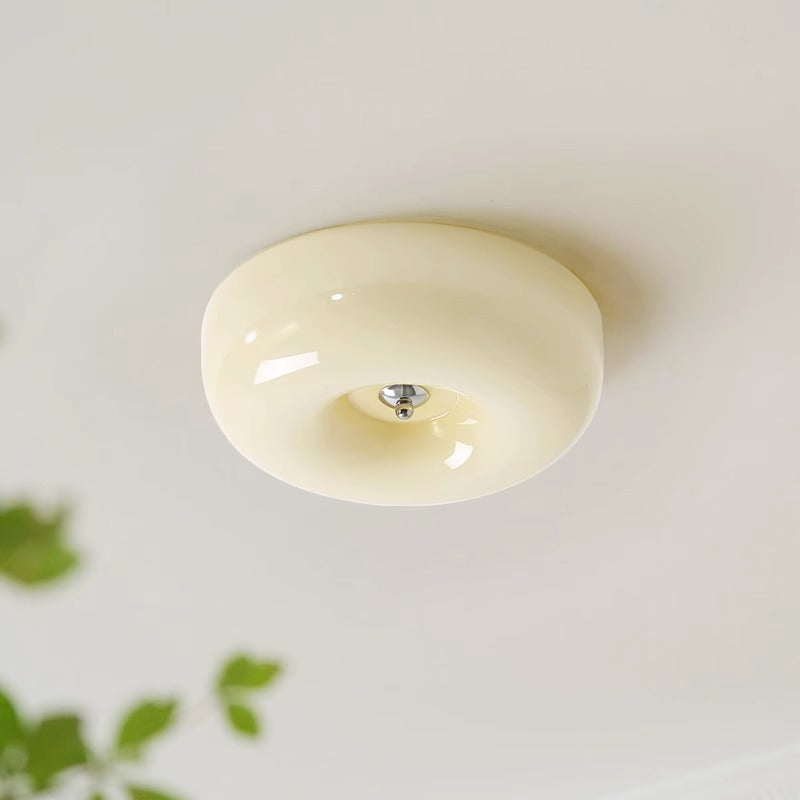 Candy Plafonnier en Verre Crème - Neutralighting