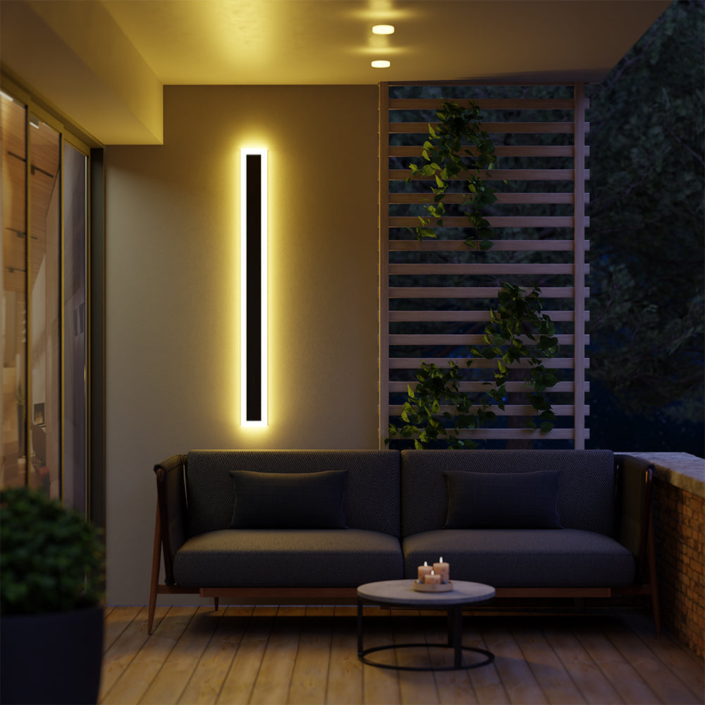 Vynn Applique Murale Extérieur Moderne Étanche LED Noir/Blanc - Neutralighting