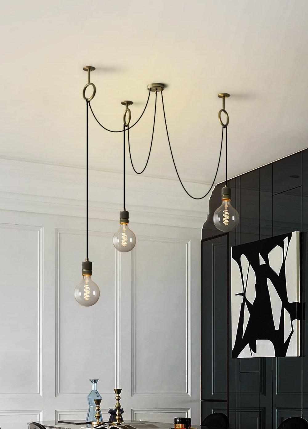 Lustra Lustre Industrial Spider Bulb Hanging - Neutralighting