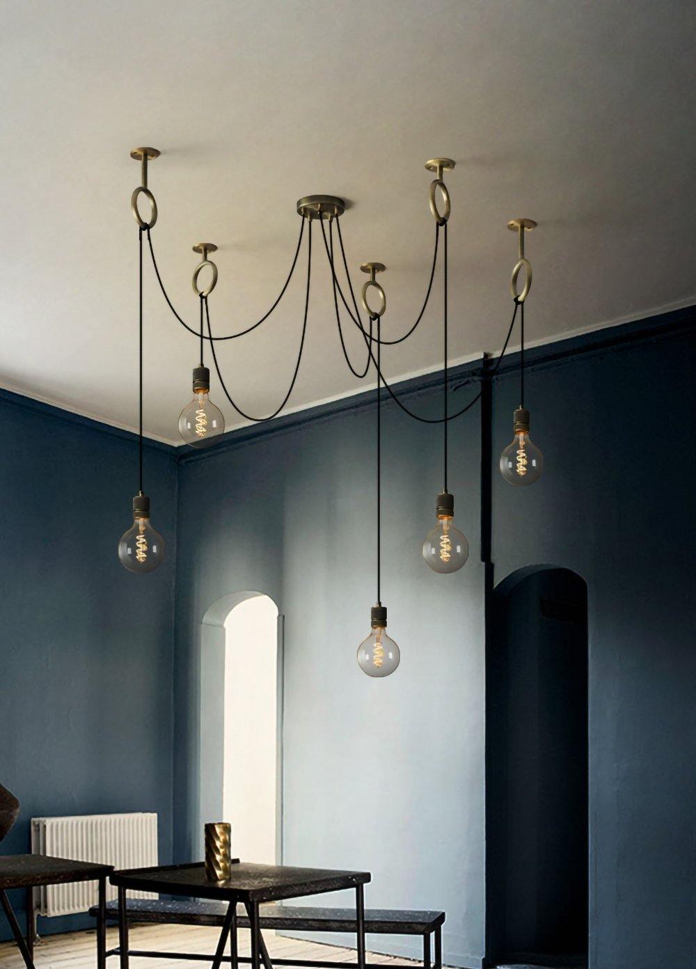Lustra Lustre Industrial Spider Bulb Hanging - Neutralighting