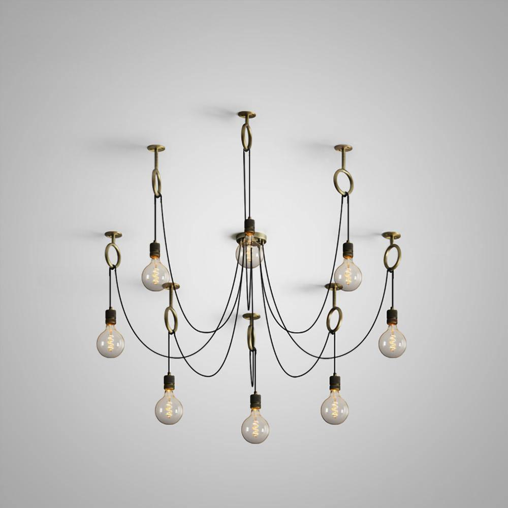 Lustra Lustre Industrial Spider Bulb Hanging - Neutralighting