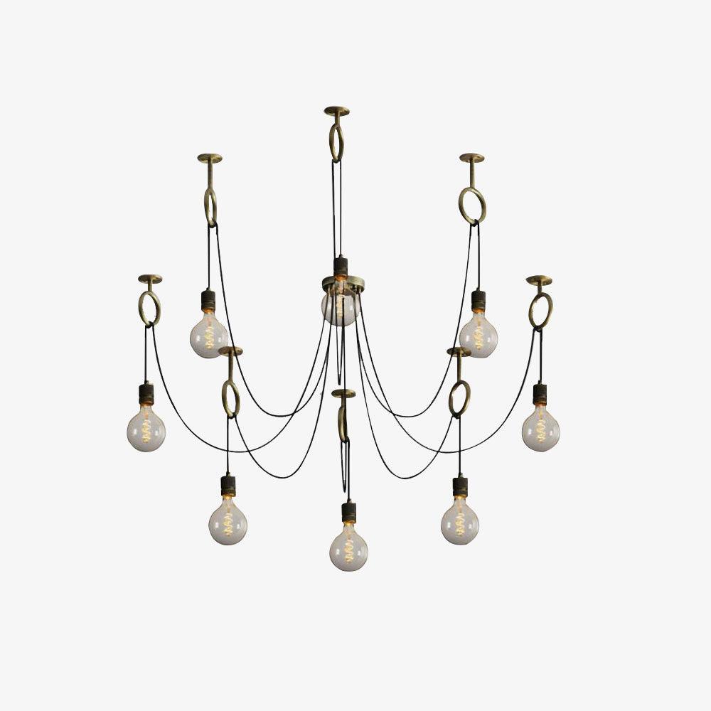 Lustra Lustre Industrial Spider Bulb Hanging - Neutralighting