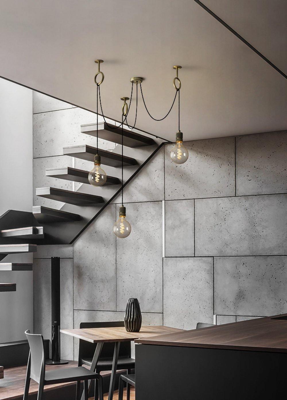 Lustra Lustre Industrial Spider Bulb Hanging - Neutralighting