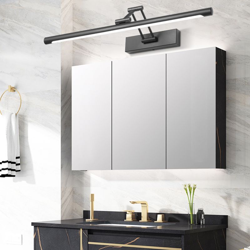 Volo Applique Murale Linéaire Réglable Simple Noir/Blanc. Chambre - Neutralighting