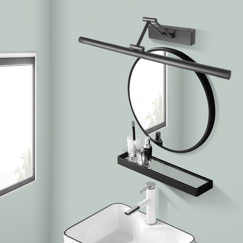 Volo Applique Murale Linéaire Réglable Simple Noir/Blanc. Chambre - Neutralighting