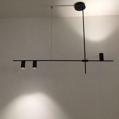 Lustre Barre Minimaliste Élégante - Maison Lumina