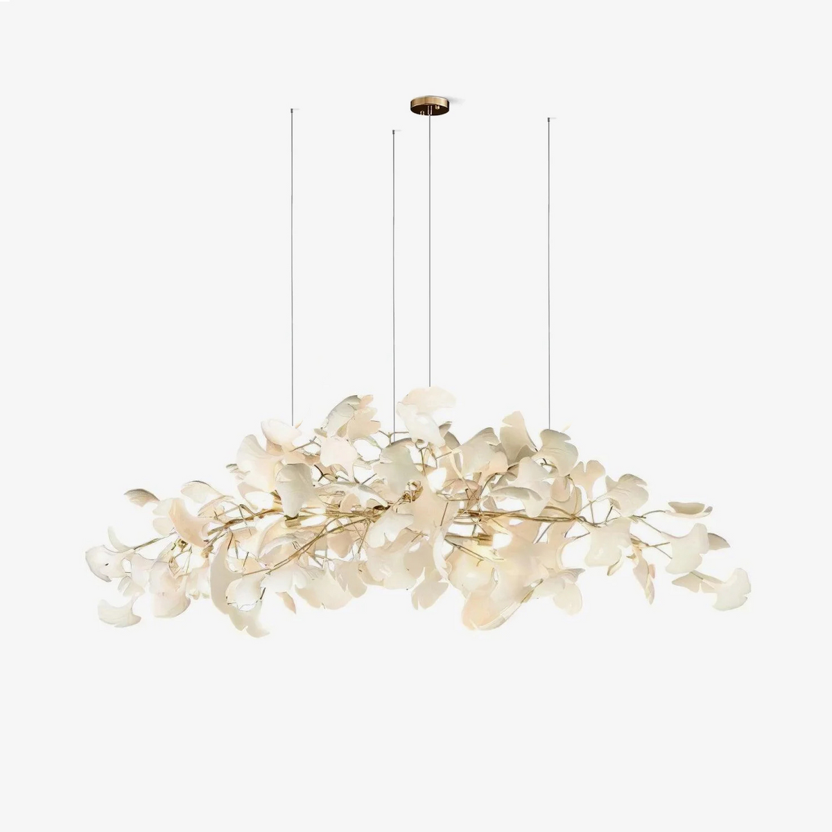Gingko Plume Chandelier – detail 26