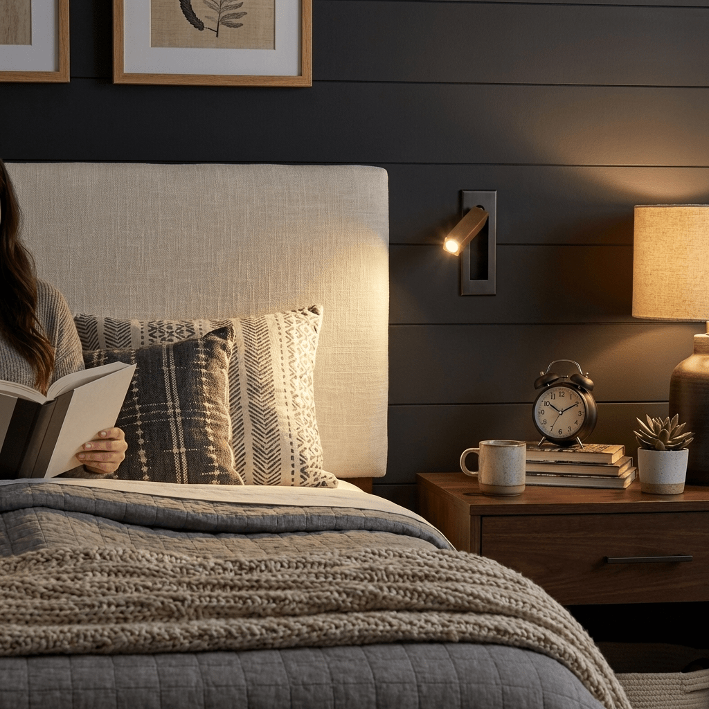 Embedded Bedside Sconce – detail 9