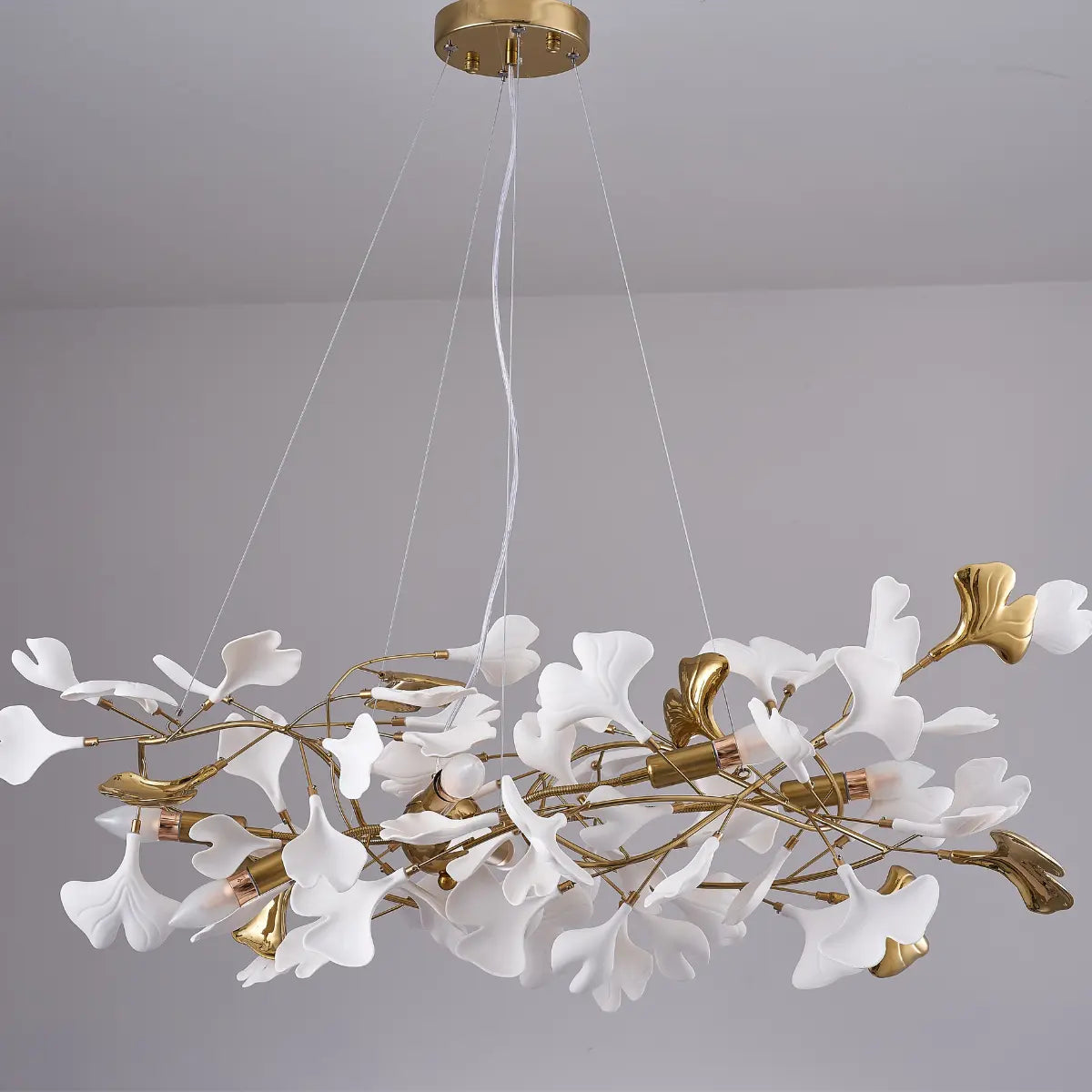 Suspension Feuilles En Céramique - Maison Lumina