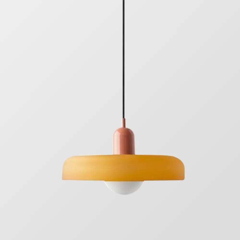 Lampe Suspendue en Verre Coloré - Maison Lumina
