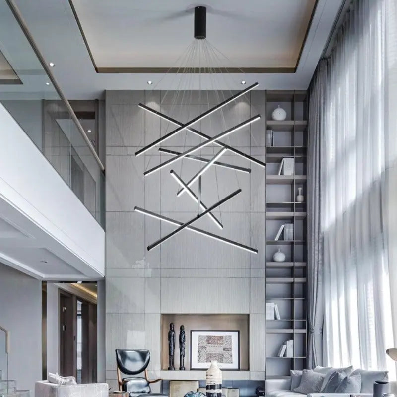 Suspension Luminaire Escalier Moderne - Maison Lumina