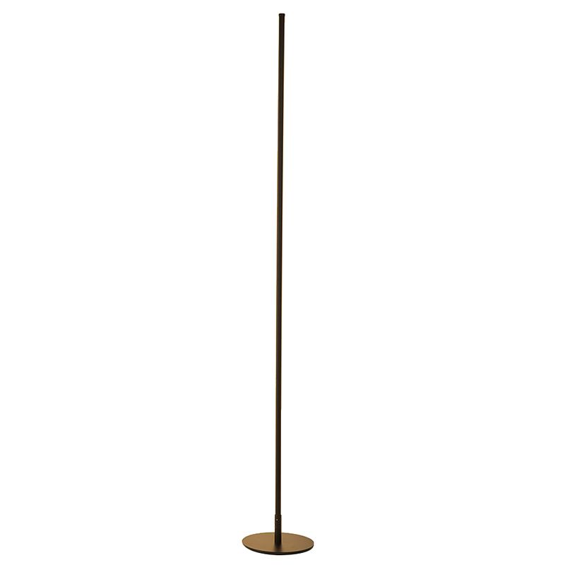 Ray Simple Linéaire LED Lampadaire Or Noir Métal Gel de Silice Salon Chambre - Neutralighting
