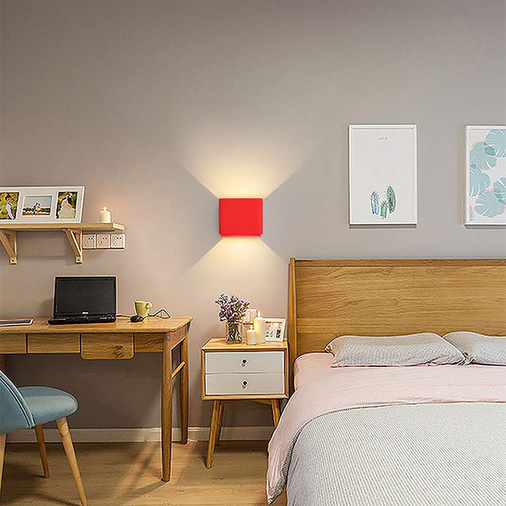 Miren Applique Murale Carrée Moderne 5-Couleurs. Chambre - Neutralighting