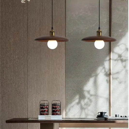 Suspension en Bois - Maison Lumina