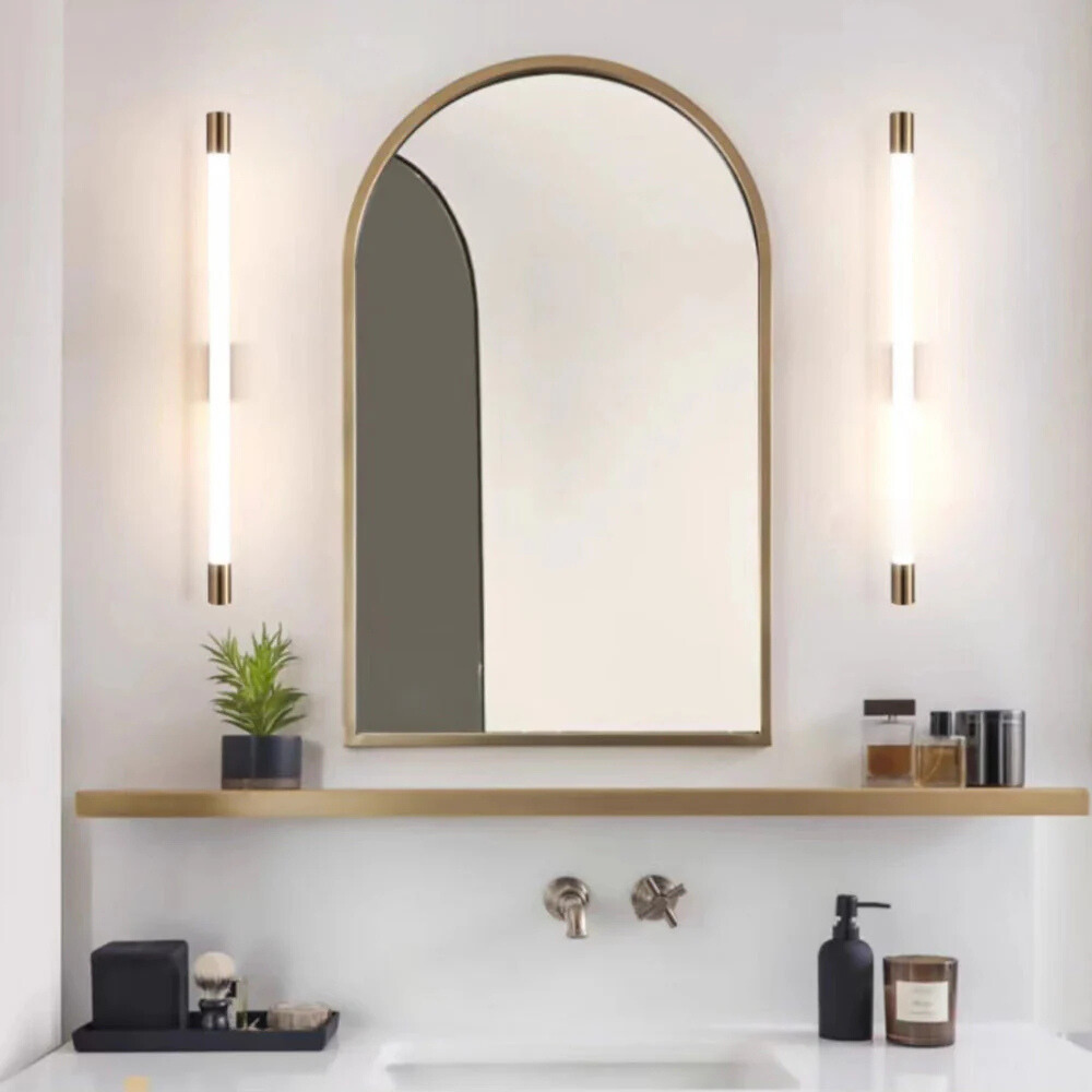 Yova Applique Murale Linéaire Simple. Métal/Acrylique. Blanc. Salle de Bain - Neutralighting