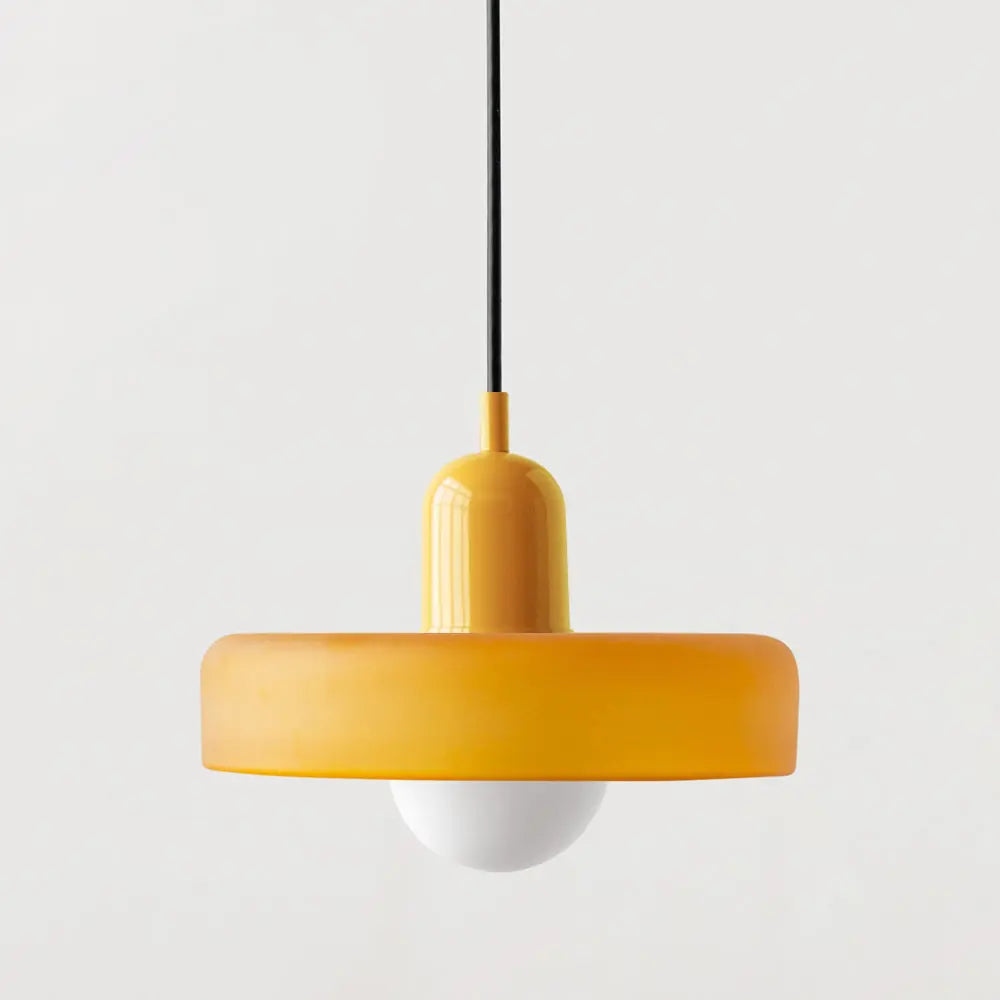 Lampe Suspendue en Verre Coloré - Maison Lumina