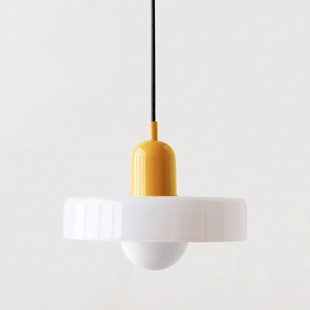Lampe Suspendue en Verre Coloré - Maison Lumina