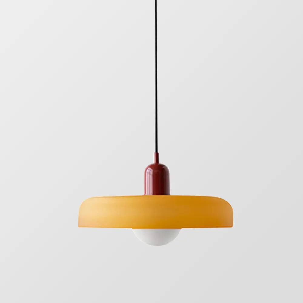 Lampe Suspendue en Verre Coloré - Maison Lumina