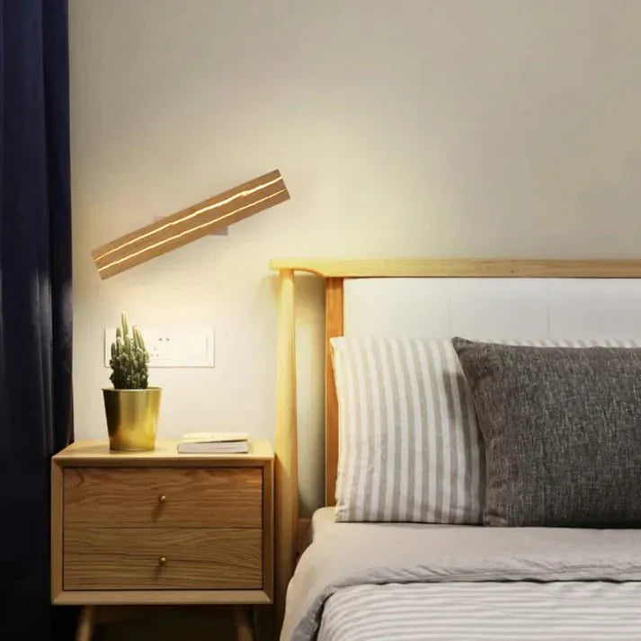 Applique Murale Bois Design Fendu - Maison Lumina