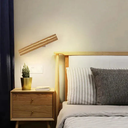 Applique Murale Bois Design Fendu - Maison Lumina